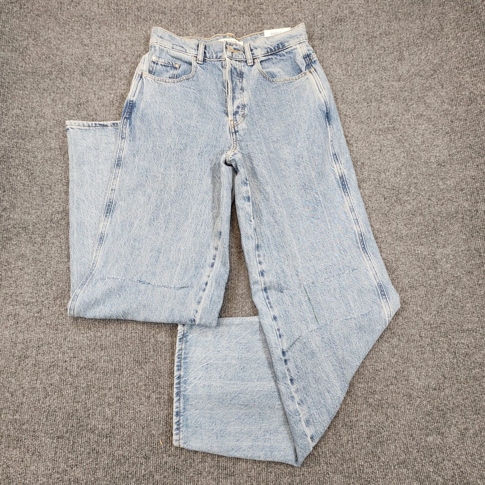 PacSun Baggy Jean Womens‎ 26 Blue Distressed Wide Leg 90s Y2K NEW without Tag